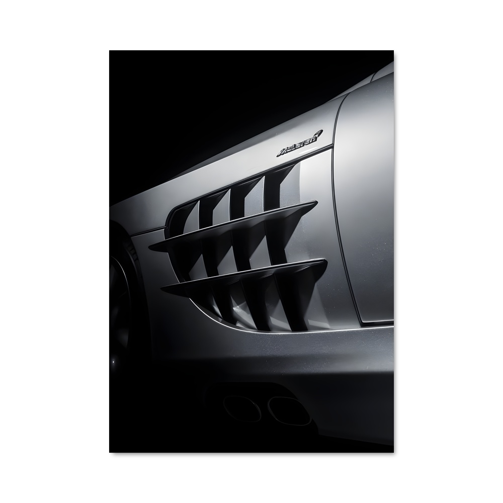 Poster raffiné McLaren SLR